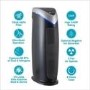 Puremate PM510 Air Purifier with HEPA Ioniser with UV-C and Odor Reduction - Great for large rooms up to 38sqm
