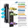 Puremate PM520 Air purifier with true HEPA and Ioniser with UV-C and odour reduction - Great for large rooms up to 56sqm