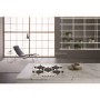 Whirlpool PMW75D2IXL W Collection 75cm Wide Five Burner Gas Hob - Stainless Steel With Cast Iron Pan Stands