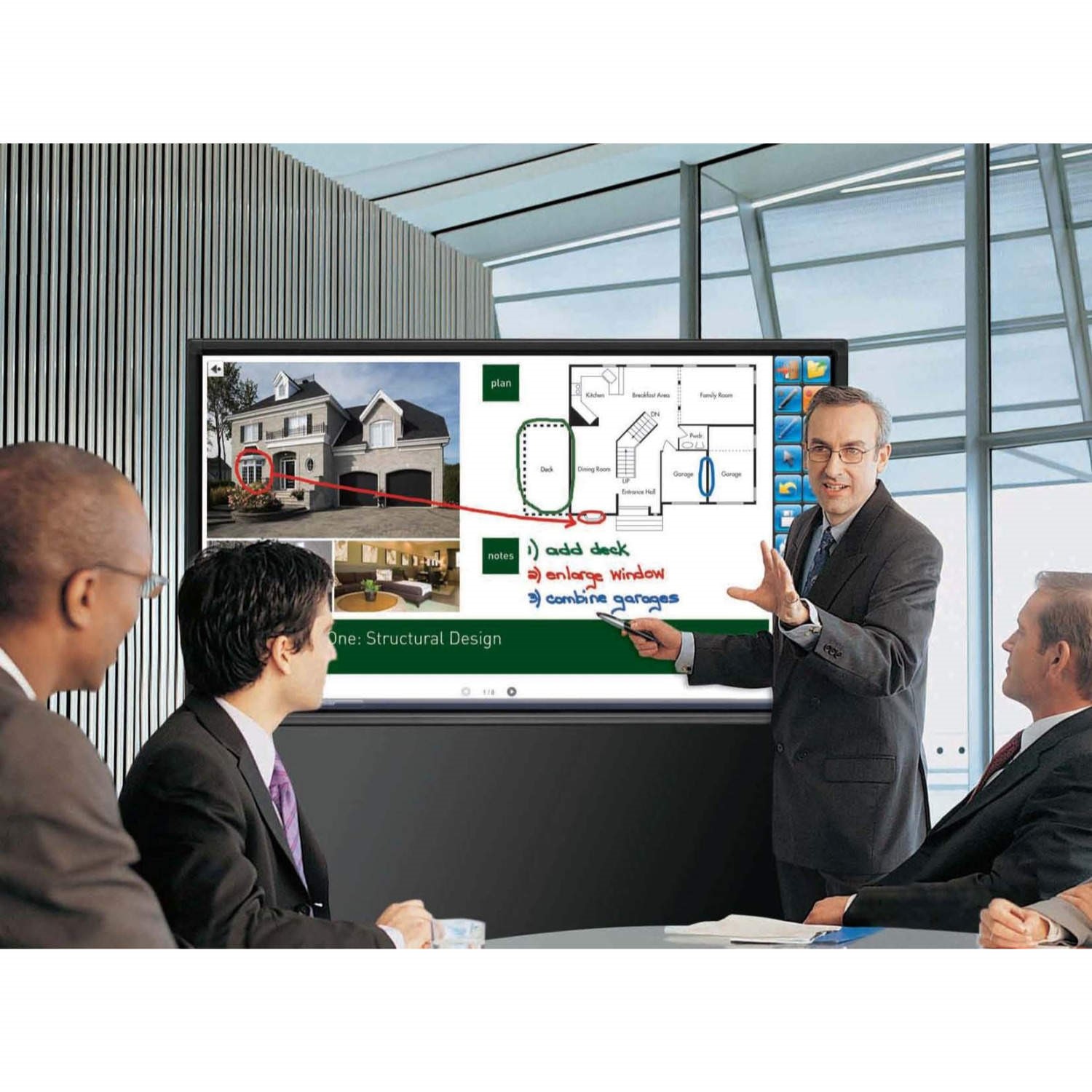 Sharp PNL602B 60 Inch Touch Screen LED Display | Appliances Direct