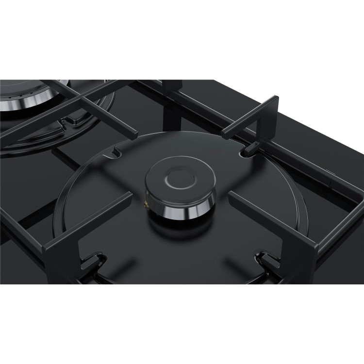 Bosch PNP6B6B80 Serie 4 60cm Tempered Glass 4 Burner Glass Hob - Black