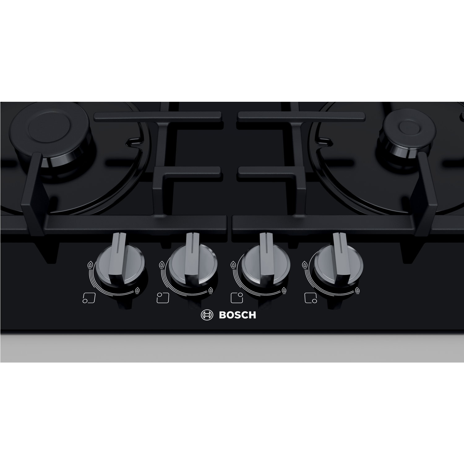 Refurbished Bosch Serie 4 PNP6B6B90 60cm Gasonglass 4 Burner Gas Hob