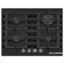 Bosch Series 4 60cm 4 Burner Gas on Glass Gas Hob - Black