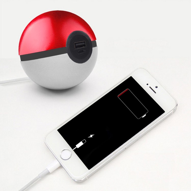 Pokemon Go Pokeball Powerbank for Mobile and Tablets - 8000mAh