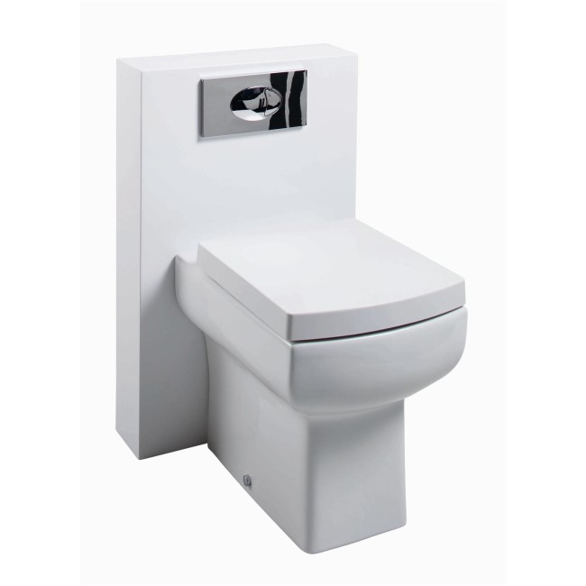 Back to Wall WC Toilet Unit & Square Toilet - W500 x H790mm