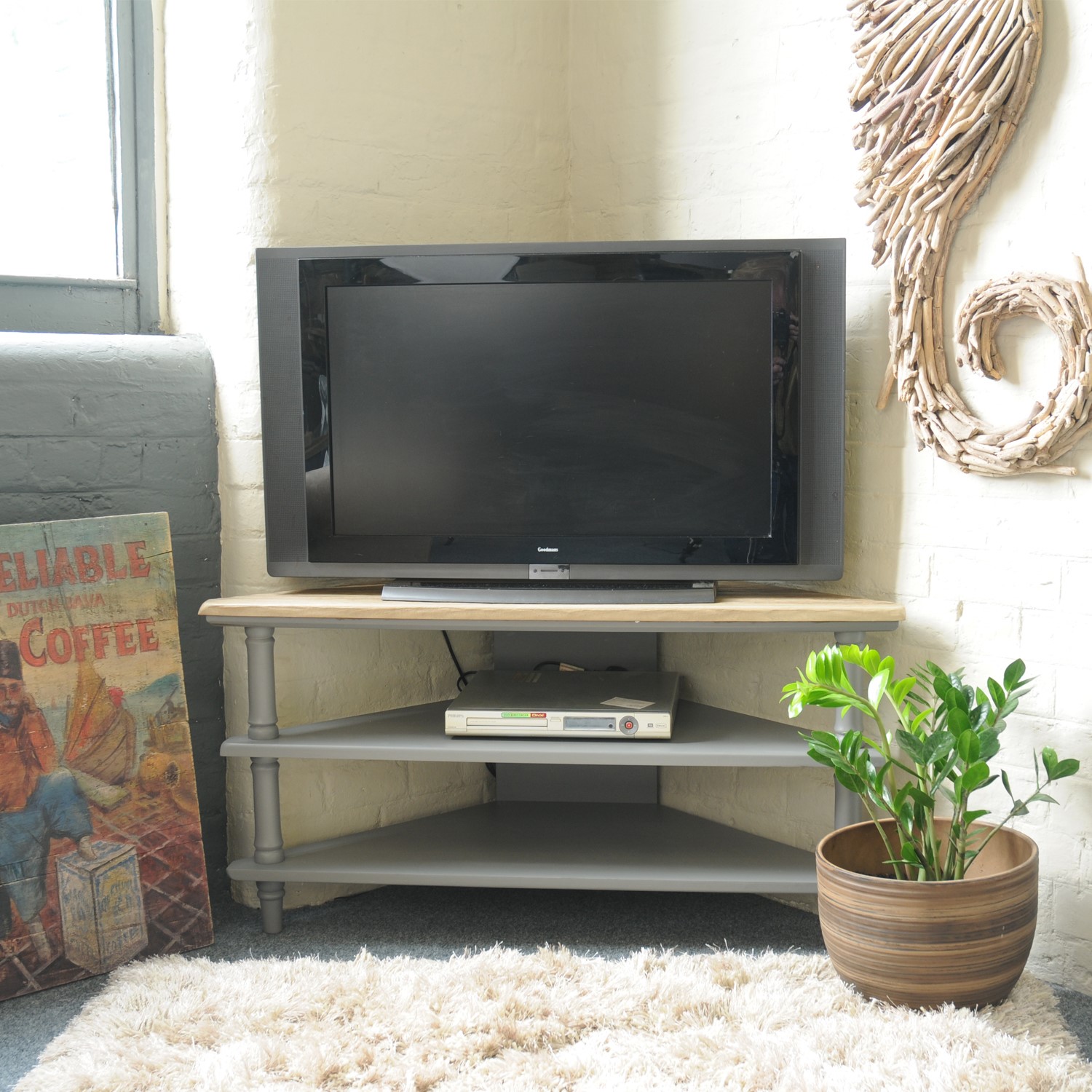 Signature North Chloe Grey Corner TV Stand PP263F Appliances Direct