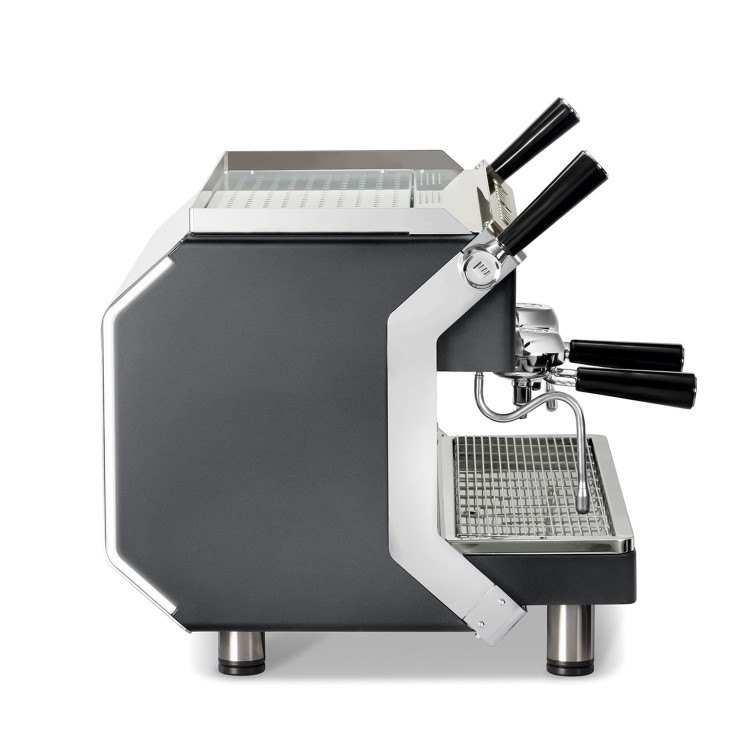 La Pavoni Desiderio 2 Group Automatic Coffee Machine PPDES2VAN00EU – 13ltr Boiler - 5.1kW. Black & Stainless Steel