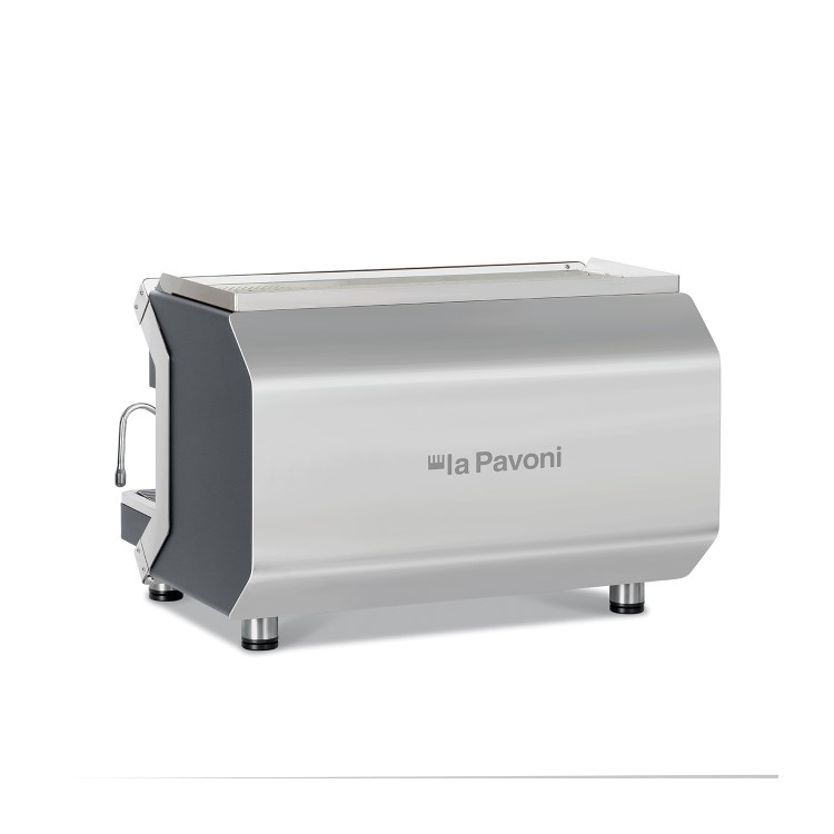 La Pavoni Geniale 2 Group Automatic Coffee Machine - 11.3 Litre Boiler - Black & Stainless Steel