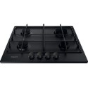 PPH60PFNB Hotpoint 58cm 4 Burner Gas Hob - Black