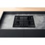 Refurbished Hotpoint PPH60PFNB 58cm 4 Burner Gas Hob Black