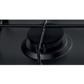 Refurbished Hotpoint PPH60PFNB 58cm 4 Burner Gas Hob Black