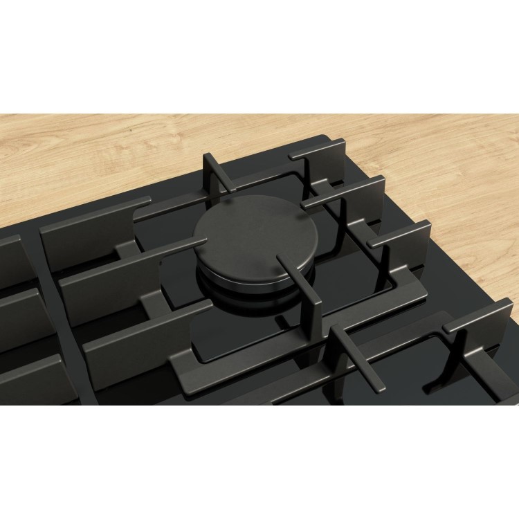 Bosch Series 6 90cm 5 Burner Gas Hob - Black