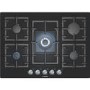 Bosch PPQ716B91E Avantixx Glass Base 71cm Gas Hob in Black
