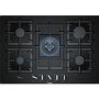 Bosch Series 6 75cm 5 Burner Gas Hob - Black Glass