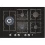 Bosch PPS816M91E Exxcel Frameless 75cm Gas-on-glass Hob - Black