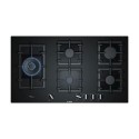 A1/PPS9A6B90 Refurbished Bosch PPS9A6B90 90cm 5 Burner Gas Hob with Wok Burner Black
