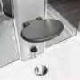 Insignia Premium Rectangular Steam Shower Cabin with 6 Body Jets and Chromotherapy Lights 1150 x 850