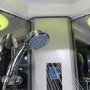 Insignia Premium Rectangular Steam Shower Cabin with 6 Body Jets and Chromotherapy Lights 1150 x 850