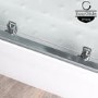 Insignia Premium Rectangular Steam Shower Cabin with 6 Body Jets and Chromotherapy Lights 1150 x 850