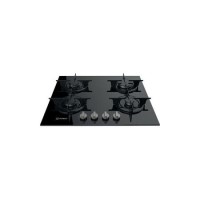GRADE A2 - Indesit PR642IBK 59cm Four Burner Gas On Glass Hob - Black