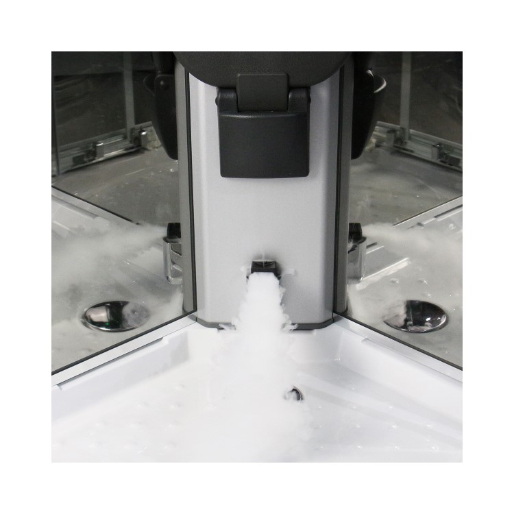 Insignia Premium Quadrant Steam Shower Cabin with Bluetooth and Chromotherapy Lights 900 x 900
