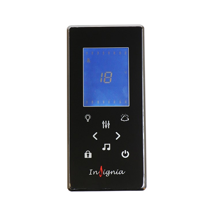 Insignia Premium Quadrant Steam Shower Cabin with Bluetooth and Chromotherapy Lights 900 x 900