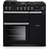 Rangemaster Professional 90cm Dual Fuel Range Cooker - Charcoal Black