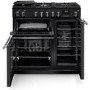 Rangemaster Professional 90cm Dual Fuel Range Cooker - Charcoal Black