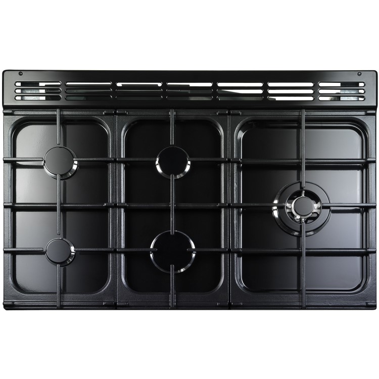 Rangemaster Professional 90cm Dual Fuel Range Cooker - Charcoal Black