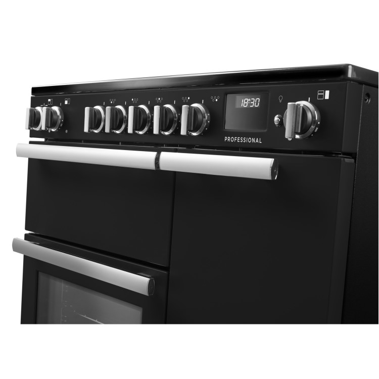 Rangemaster Professional 90cm Induction Range Cooker - Charcoal Black