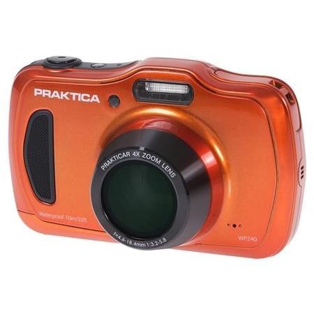 Praktica Luxmedia WP240 Waterproof Compact Digital Camera in Orange