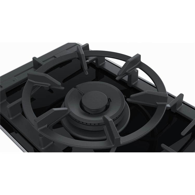 Bosch PRA3A6D70 Serie 8 30 cm Domino Gas Hob Ceramic Glass - Black