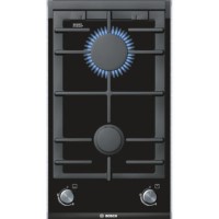 Bosch PRB326B70E 31cm Two Burner Gas Hob in Black