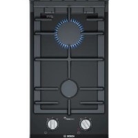 Bosch PRB3A6D70 30cm Domino 2 Burner Ceramic Glass Gass Hob - Black