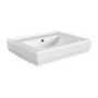 White Wall Hung Basin with 2 Tap Holes 583mm - Park Royal