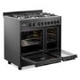 DeLonghi 90cm Dual Fuel Range Cooker - Black