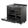 DeLonghi 90cm Dual Fuel Range Cooker - Black