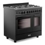 DeLonghi 90cm Dual Fuel Range Cooker - Black