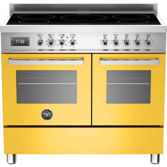 Bertazzoni PRO100-5I-MFE-D-GIT Professional Series 100cm Electric Induction Range Cooker With A Doub