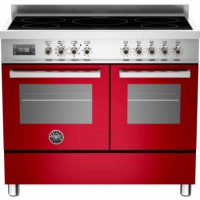 Bertazzoni PRO100-5I-MFE-D-ROT Professional Series 100cm Electric Induction Range Cooker With A Doub