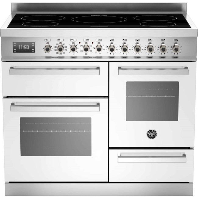Bertazzoni PRO100-5I-MFE-T-BIT Professional Series 100cm Electric Induction Range Cooker With A Trip