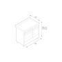 Bertazzoni Professional Series 100cm Dual Fuel Range Cooker - White