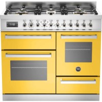 Bertazzoni PRO100-6-MFE-T-GIT Professional Series 100cm Dual Fuel Range Cooker With A Triple Oven-Ye