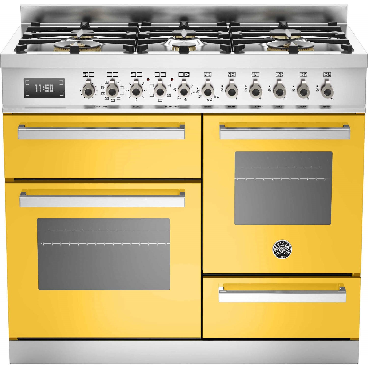 Bertazzoni PRO1006MFETGIT Professional Series 100cm Dual Fuel Range
