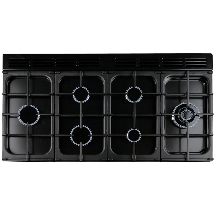 Rangemaster Professional 110cm Dual Fuel Range Cooker - Charcoal Black