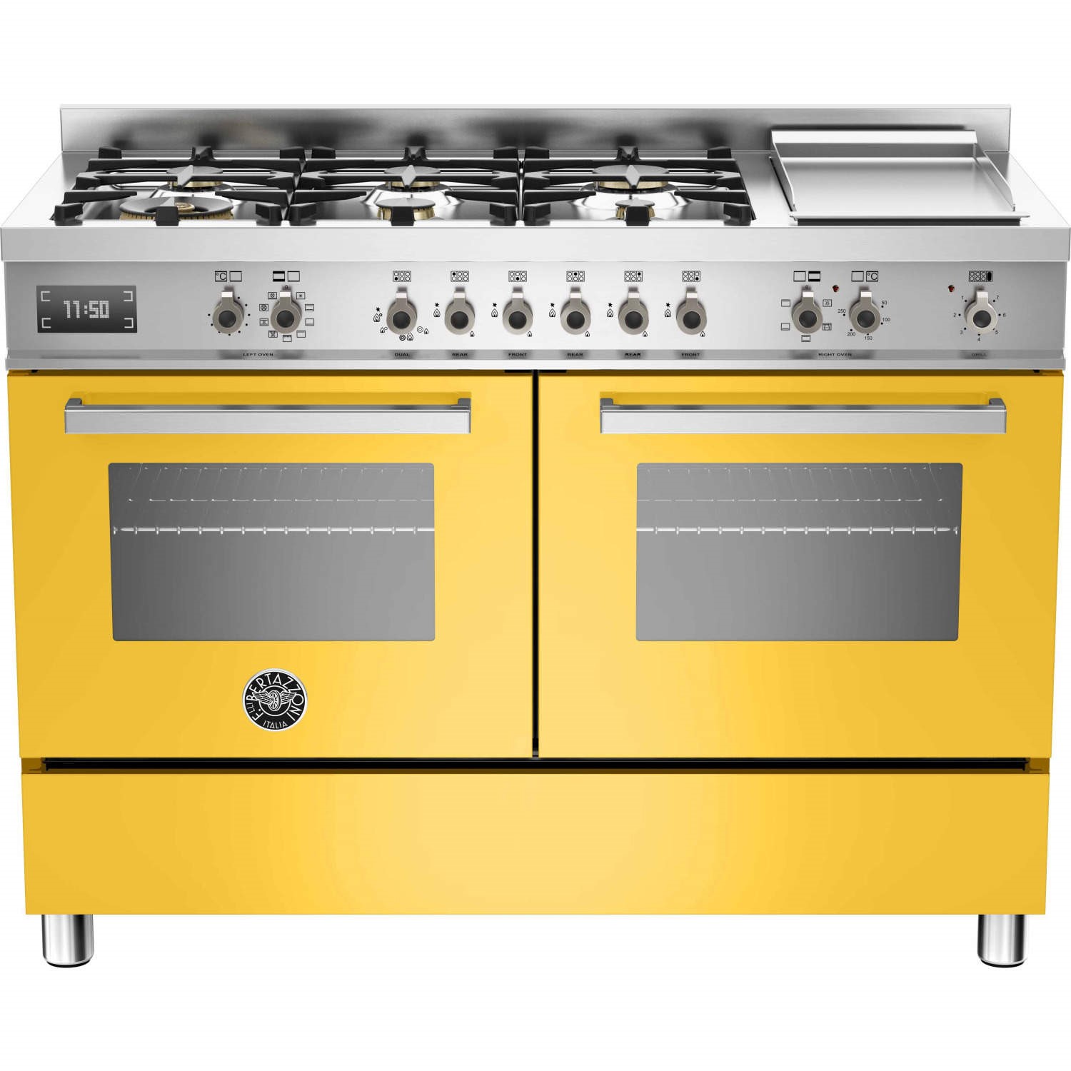 Bertazzoni PRO1206GMFEDGIT Professional 120cm Dual Fuel Range