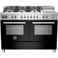 Bertazzoni Professional Series 120cm Dual Fuel Range Cooker - Black