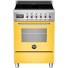 Bertazzoni Professional 60cm Electric Cooker with Induction Hob - Yellow
