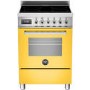 Bertazzoni Professional 60cm Electric Cooker with Induction Hob - Yellow
