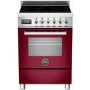 Bertazzoni Professional 60cm Electric Cooker with Induction Hob - Red